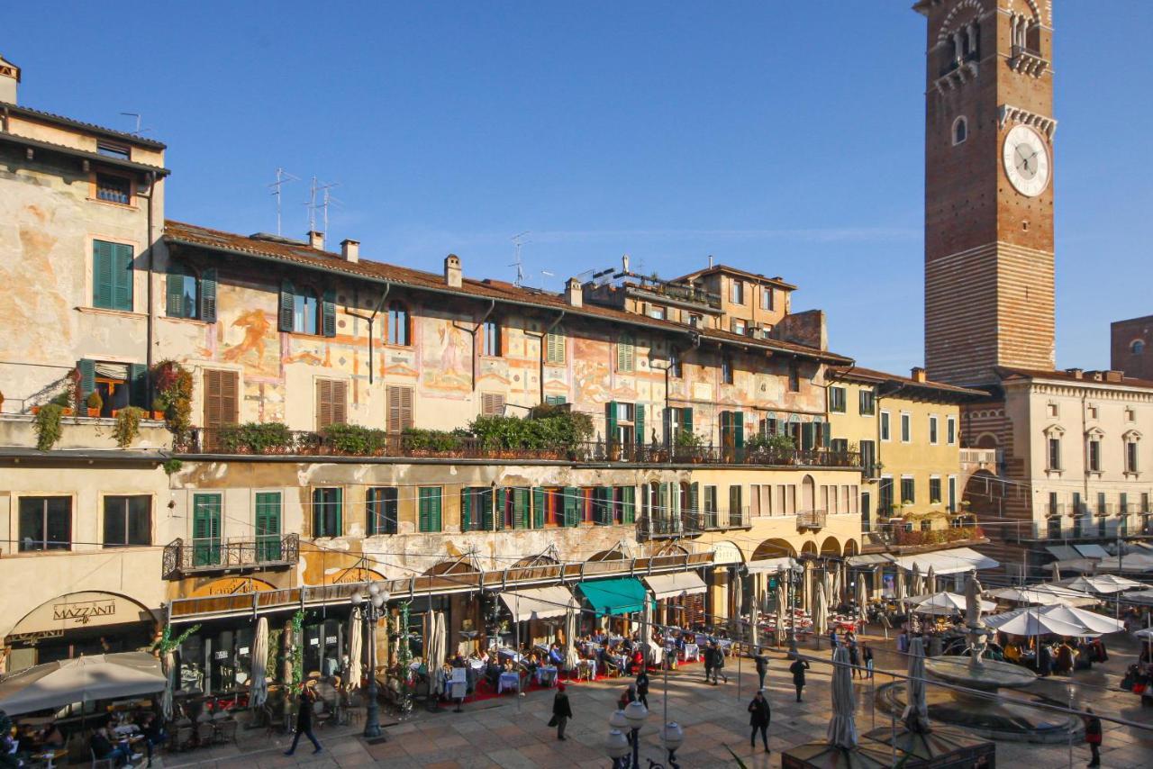 Ferienwohnung Residenza Buglioni Piazza Erbe Verona Exterior foto